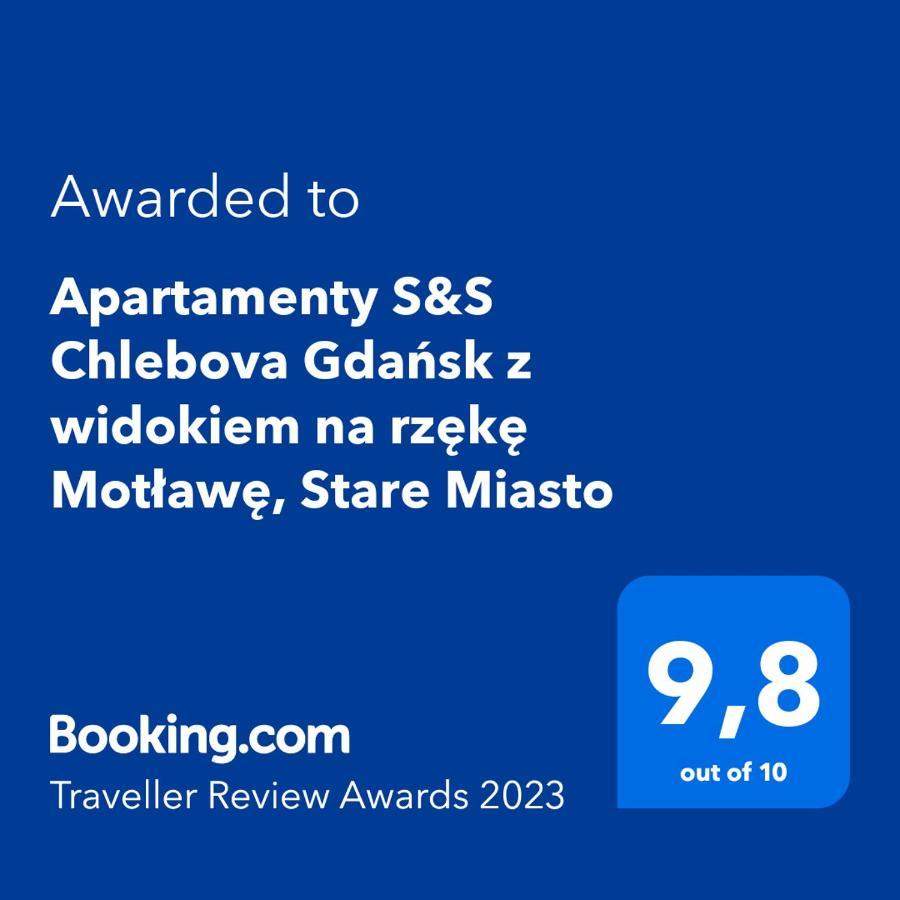 Apartamenty S&S Chlebova Gdansk Z Widokiem Na Rzeke Motlawe, Stare Miasto المظهر الخارجي الصورة